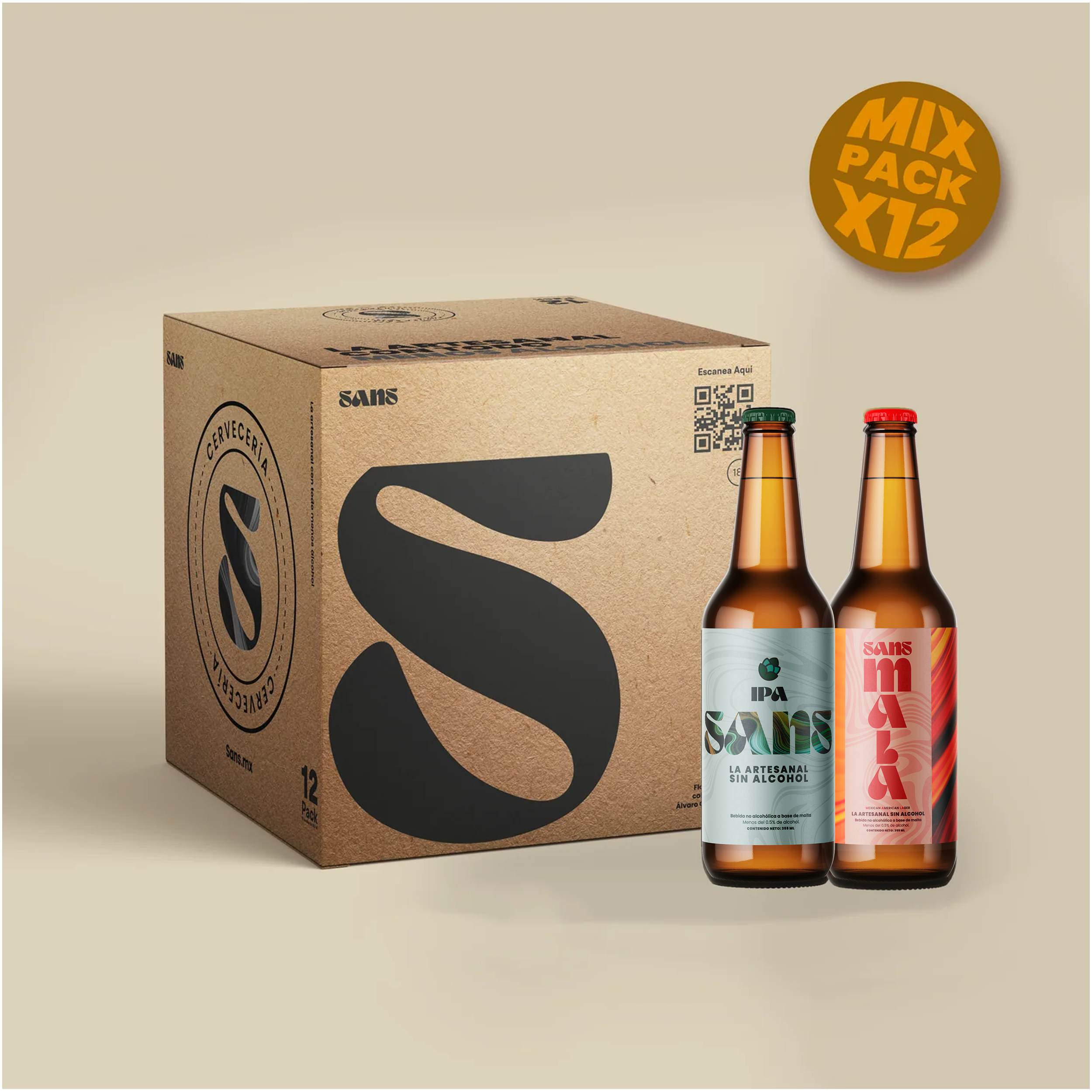 Mix IPA + Lager | 12 Pack